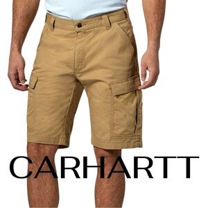 CARHARTT Tan Cargo Shorts | Tool Pocket | 36